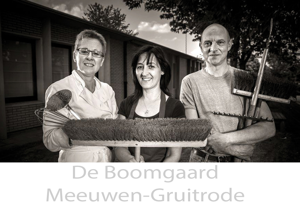 Het onderhoudspersoneel van De Boomgaard in Meeuwen-Gruitrode